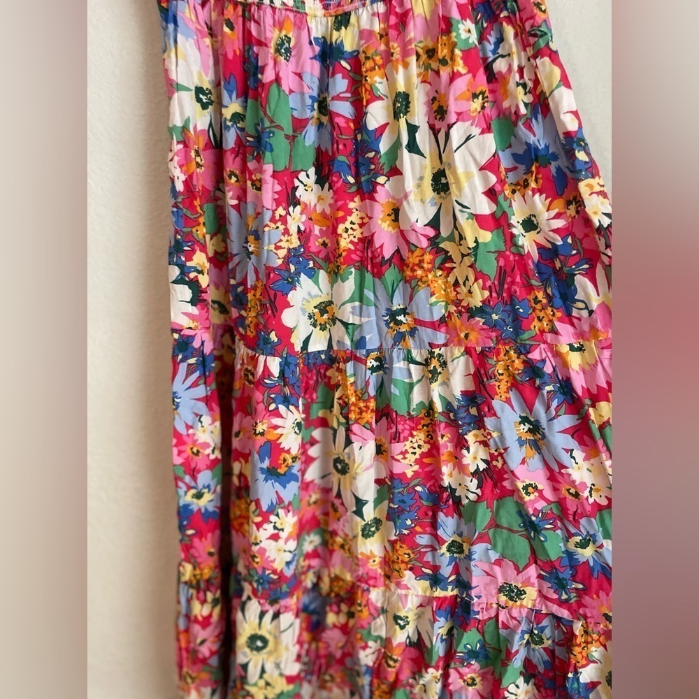 JODIFL Walk in the Flowers Colorful Floral Maxi Dress size S-NWT - Picture 6 of 8